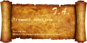 Tremmel Adelina névjegykártya
